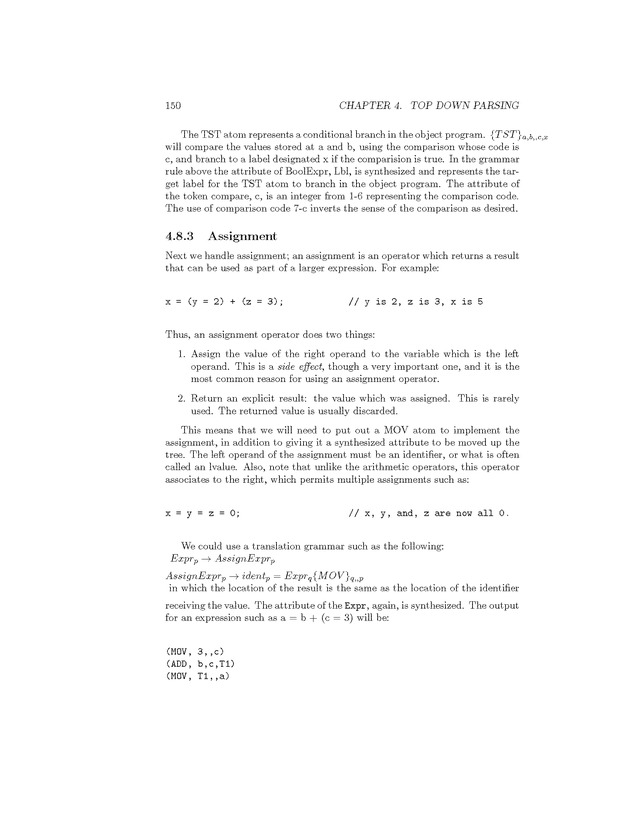Compiler Design: Theory, Tools, and Examples - Page 150